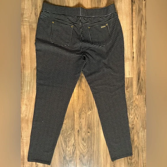 Michael Kors Black and White Checkered Pants - Picture 2 of 4